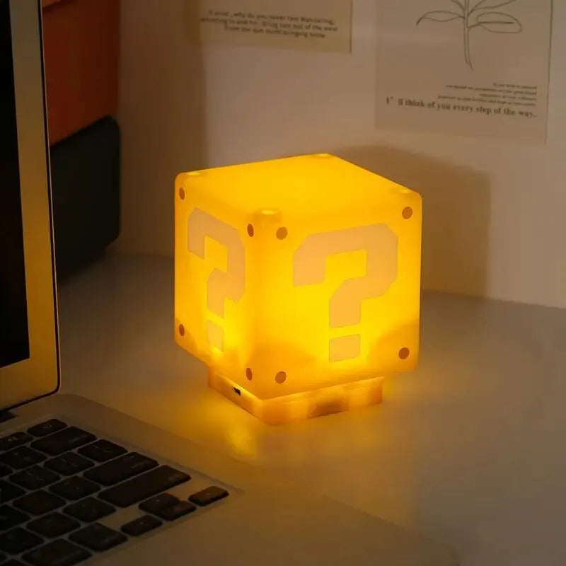 LED-Fragezeichen Nachtlicht mit Musik USB-Aufladung Schreibtischlampe