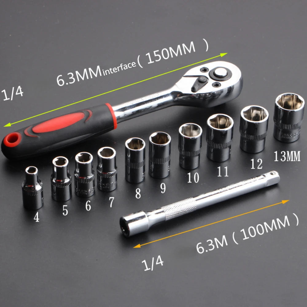12 teiliges Schraubenschlüssel Motorrad Fahrrad Set