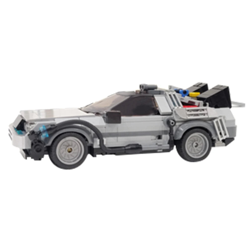 Gobriks Delorean Zurück in die Zukunft Rennwagen Zeitmaschine Bausteine-Set