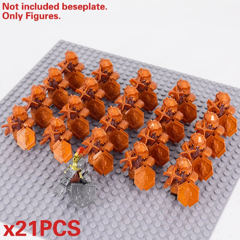Brickpanda / Die Elfen, Soldat oder Orks Armee Figuren SETS Bausteine