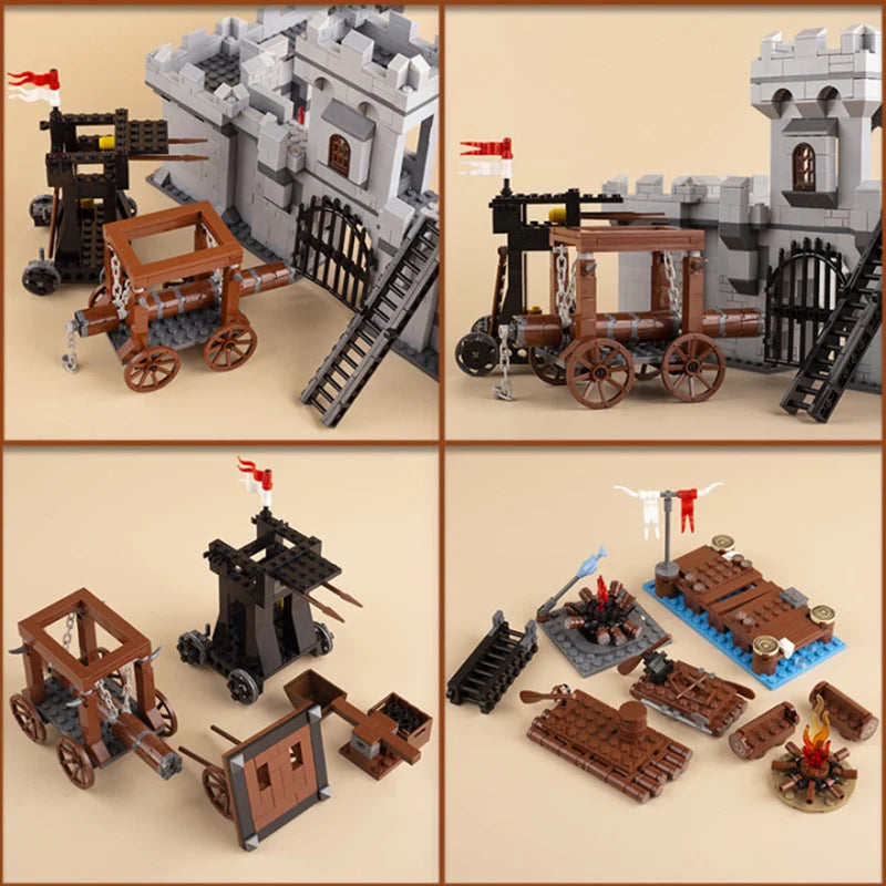 BRICKPANDA Mittelalterliche Sets Bausteine Verschiedene Ausführungen Bausteine-Set