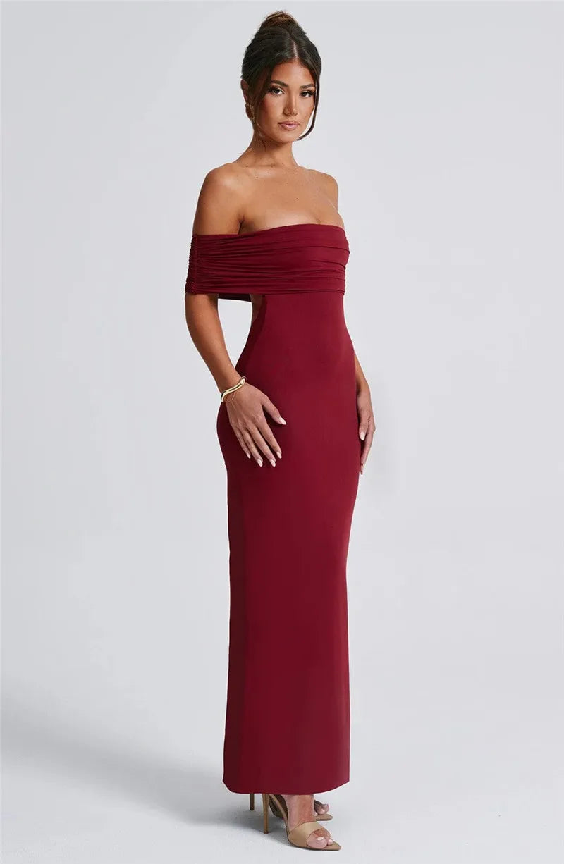 Mozision langes eleganter Kleid
