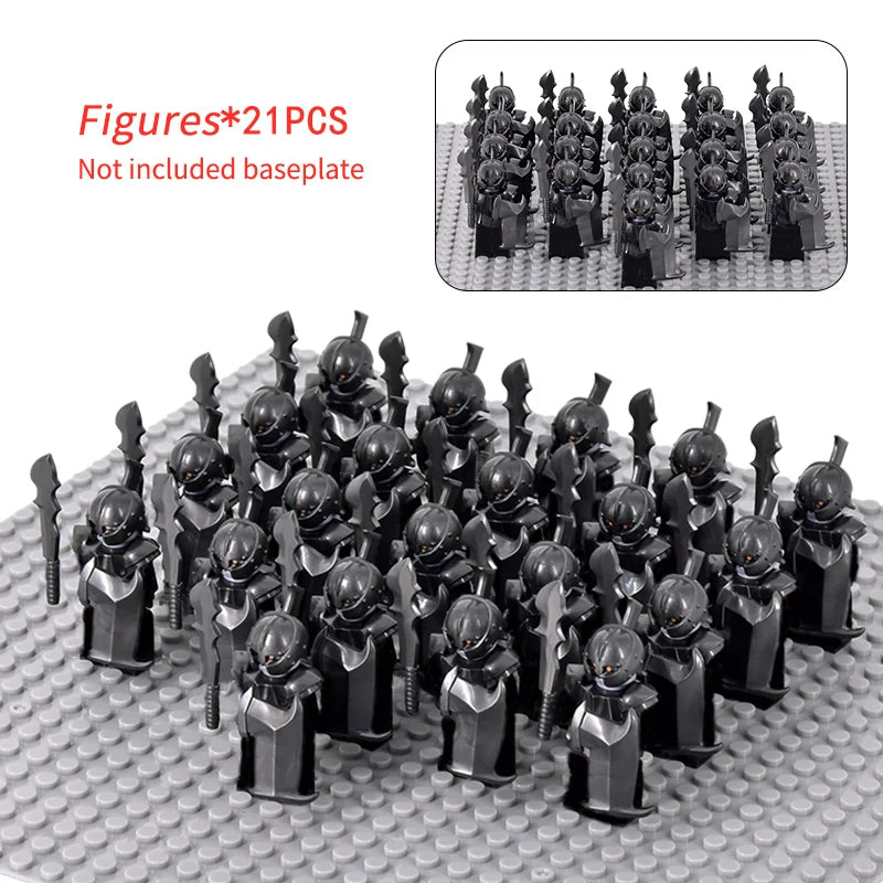 Brickpanda / Die Elfen, Soldat oder Orks Armee Figuren SETS Bausteine