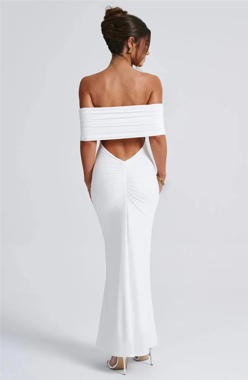 Mozision langes eleganter Kleid