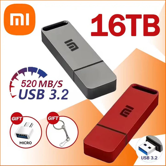 Xiaomi 16TB Flash Drive USB3.2 High Speed Transfer Metal Type C