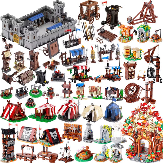 BRICKPANDA Mittelalterliche Sets Bausteine Verschiedene Ausführungen Bausteine-Set