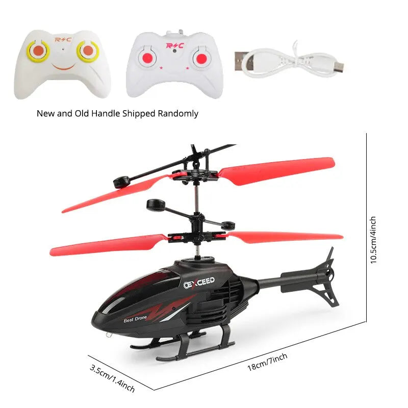 2 Kanal RC Hubschrauber mit Akku und LED Ferngesteuert