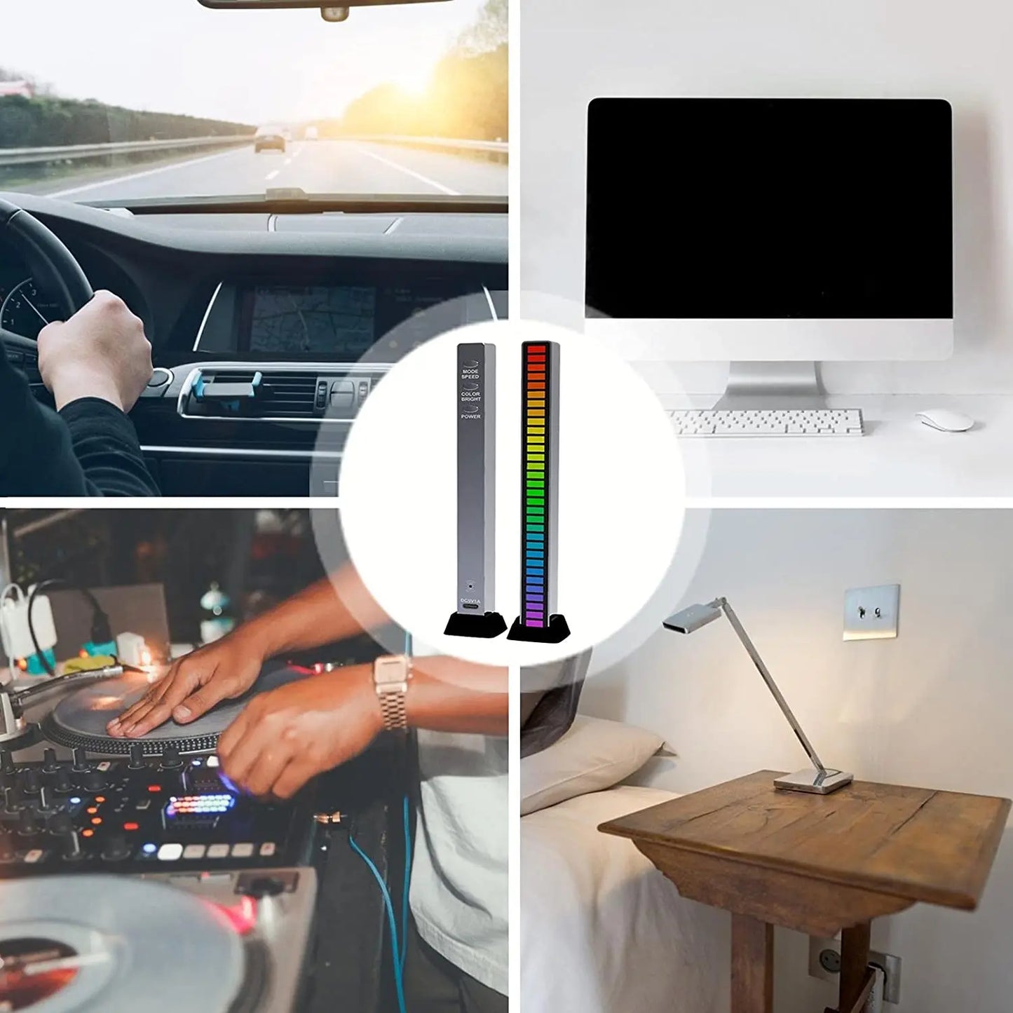 Smart RGB Symphony Sound Control LED Licht Musik Rhythmus Ambiente