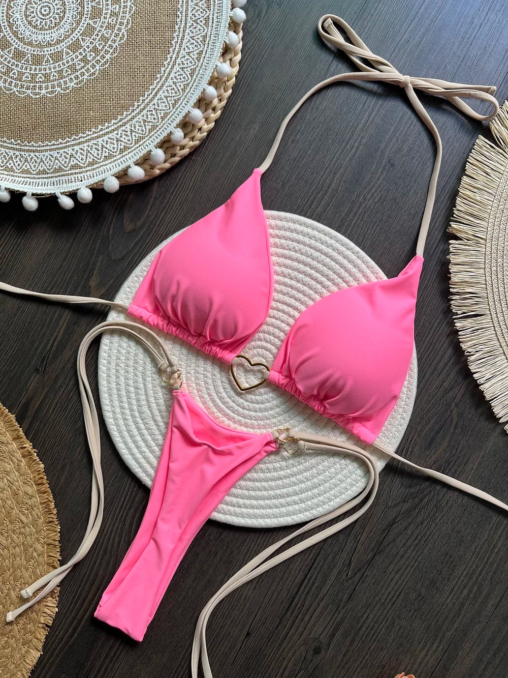 RUOTONSEPT Sexy Bikini Set Triangle Model Brazilian