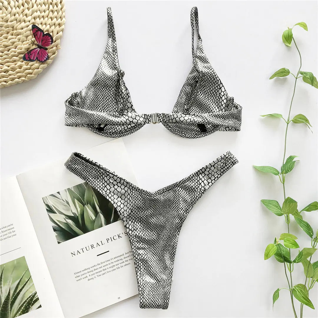 Bikini Set einfarbig