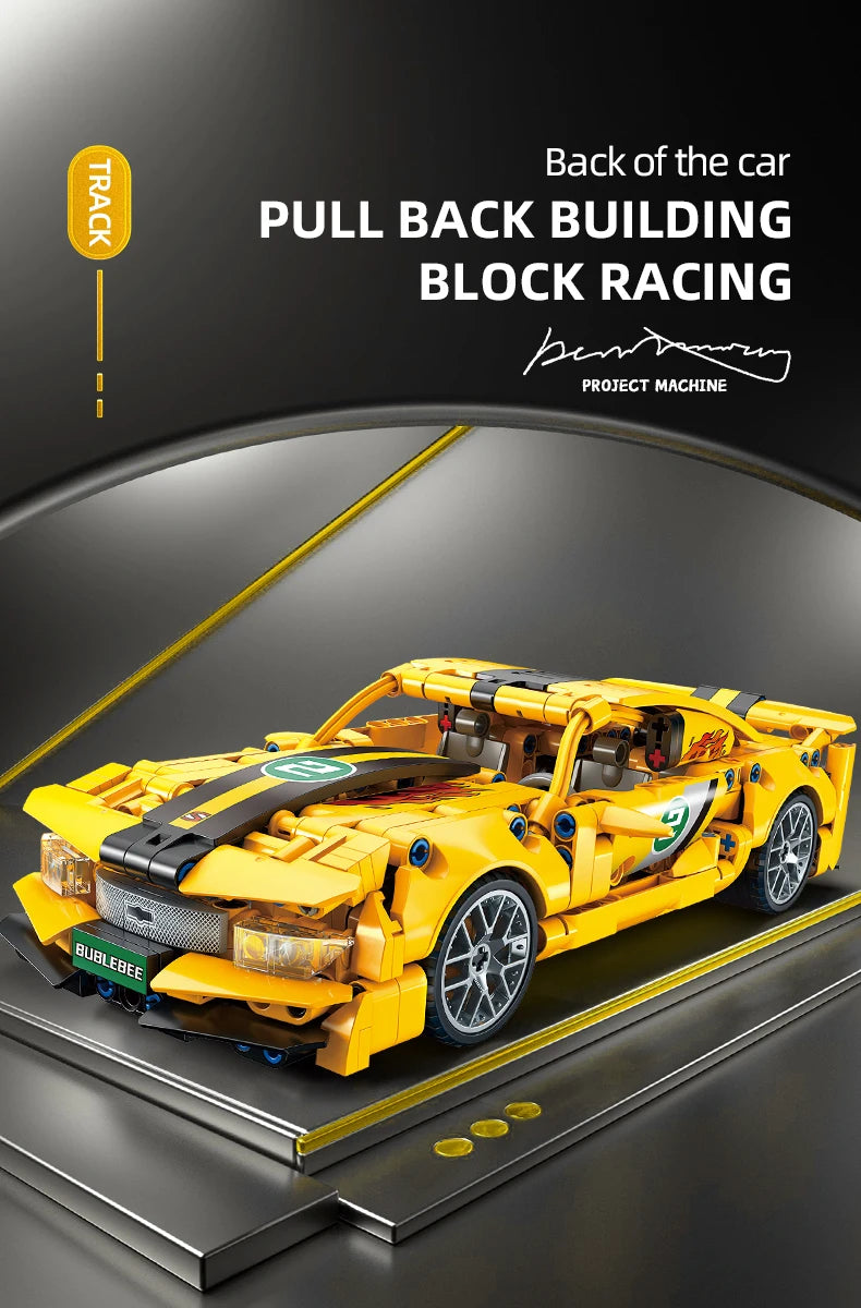 ToylinX 451 Teile Luxus Auto Racing Fahrzeug (Bausteine Set)