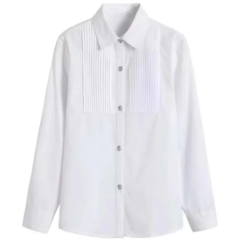 Jungen Hemd / Model Schuluniform weiß 3 bis 17 Jahre