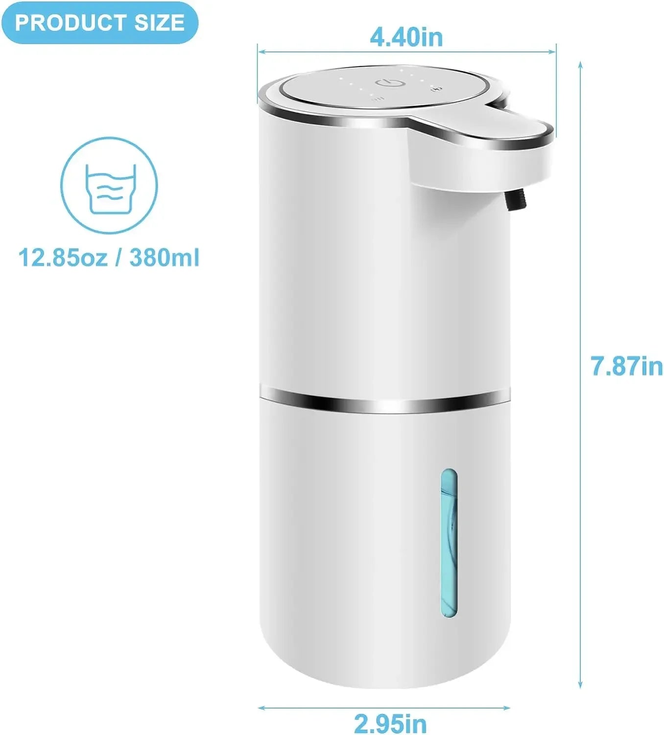 Automatischer Seifenspender Berührungsloser Schaumseifenspender 380ml