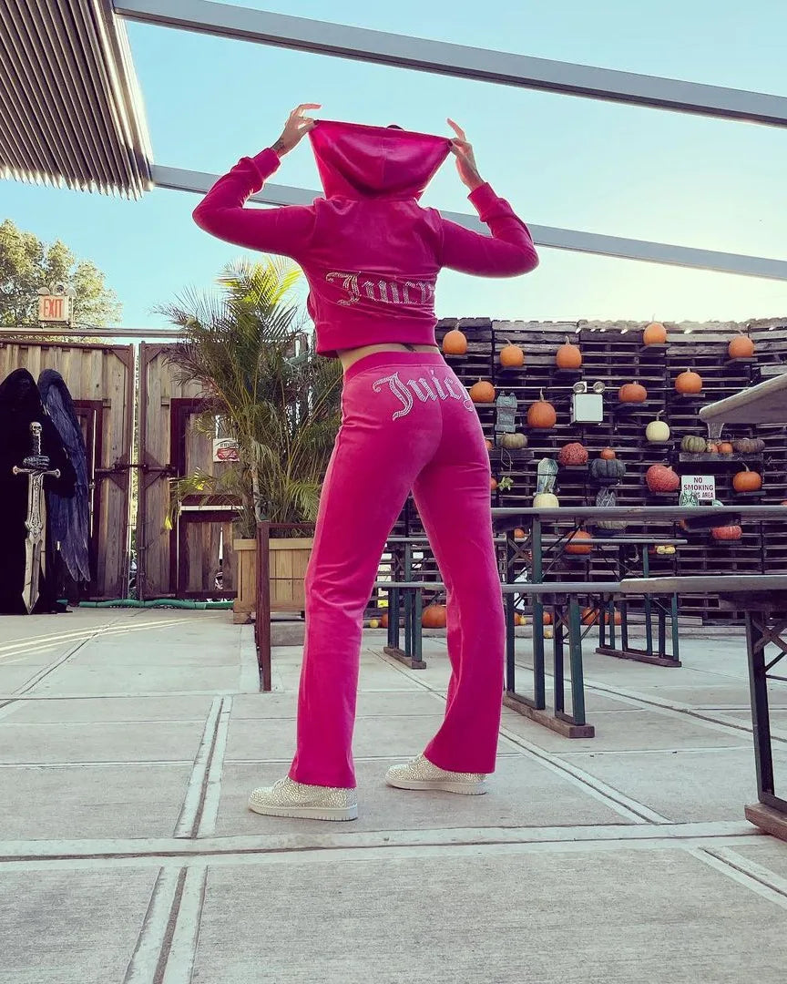 Bigg Orange Damen Jogginganzug Model Juicy