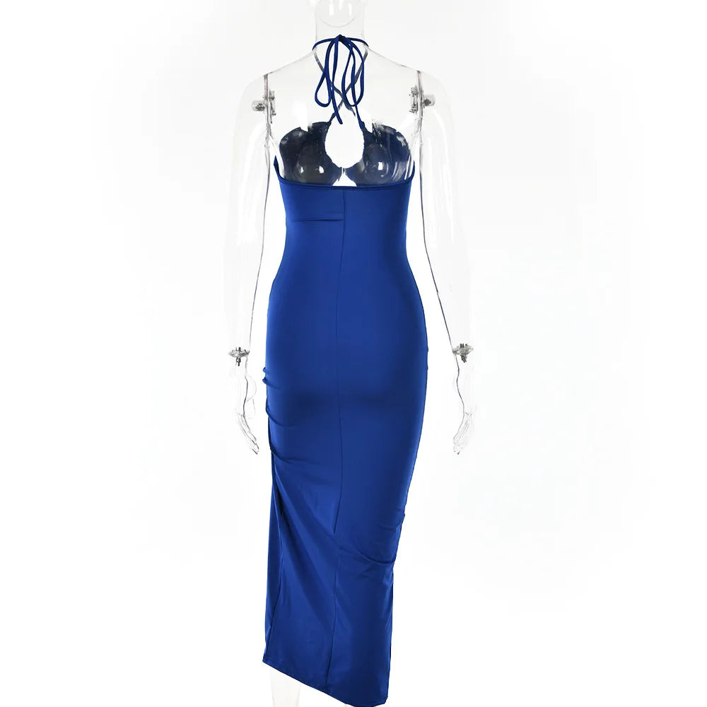Ärmelloses Backless Kleid von Dozw