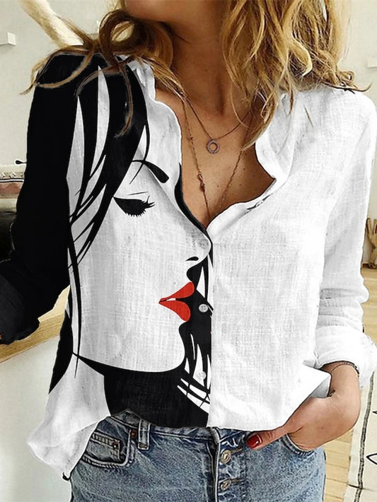 Ivecoolen Elegantes Lose Shirt / Hemd