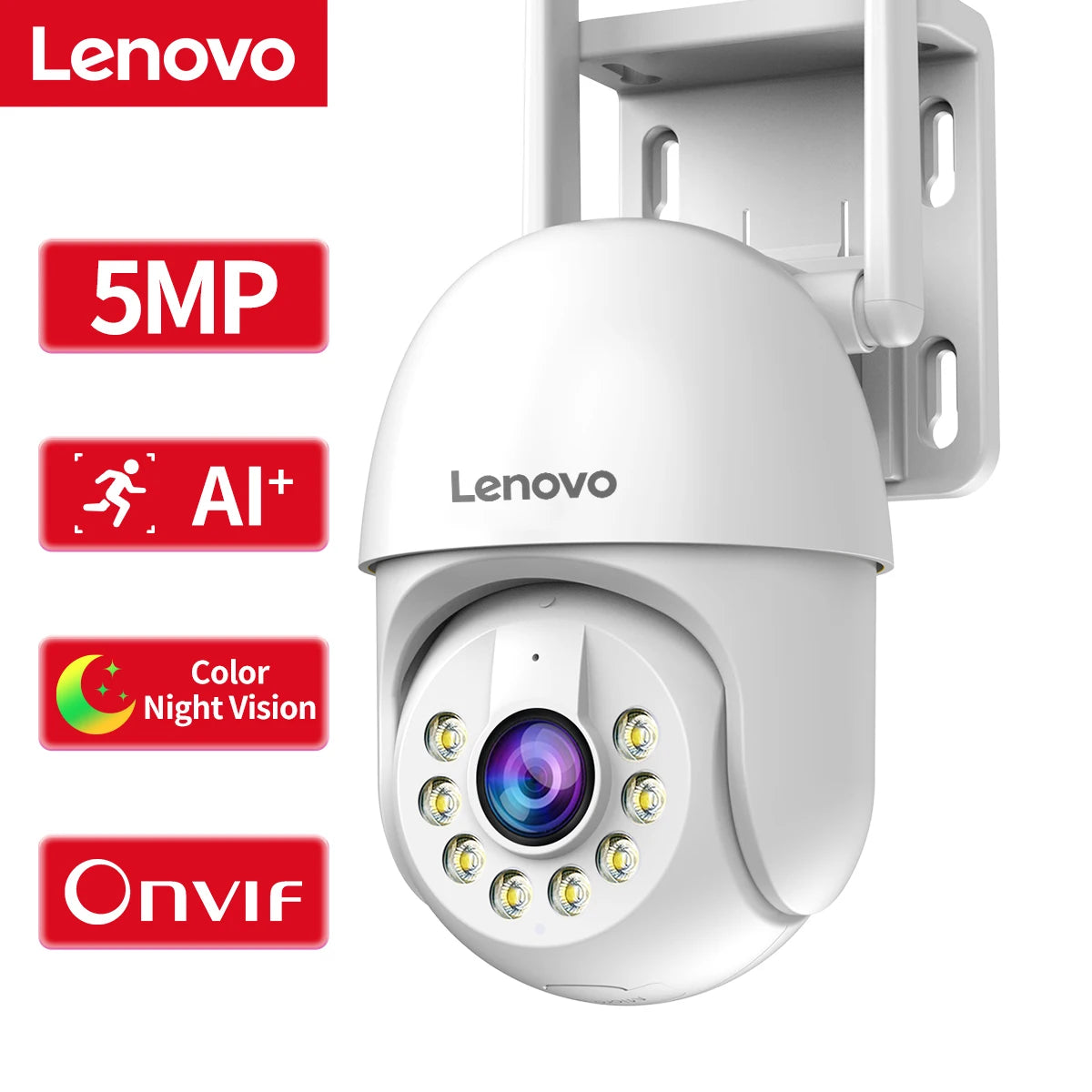 Lenovo 3mp 5MP Wi-Fi ip Kamera Audio cctv Überwachung smart home outdoor