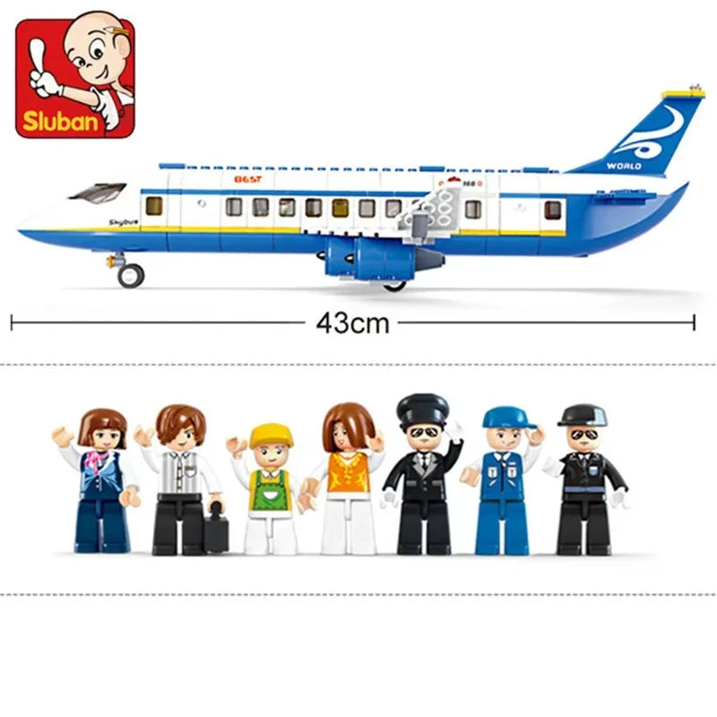 Sluban verschiedene Airbus Modelle (Bausteine Sets)