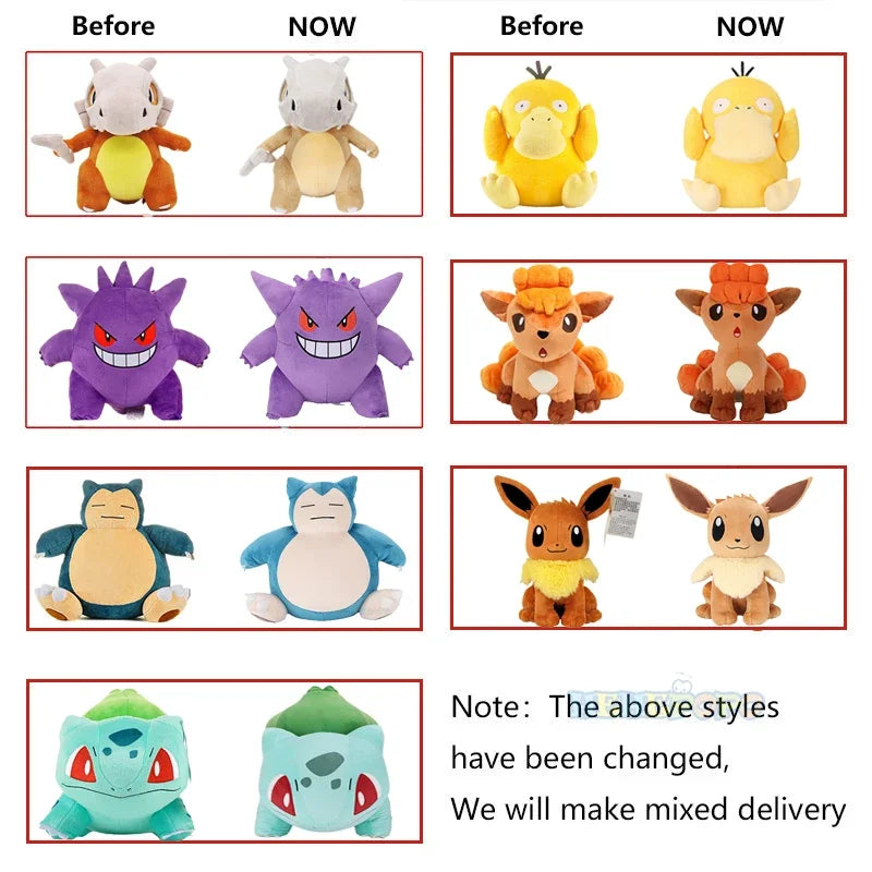 40 Arten Pokemon Plüsch Stofftiere / Pikachu Gluhmanda Bisasam