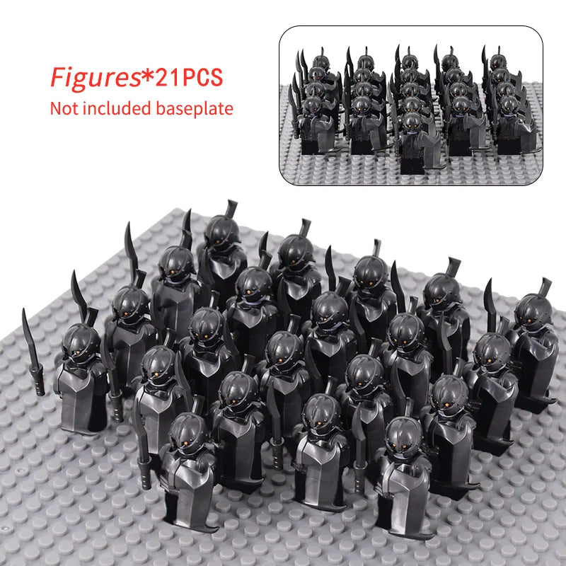 Brickpanda / Die Elfen, Soldat oder Orks Armee Figuren SETS Bausteine