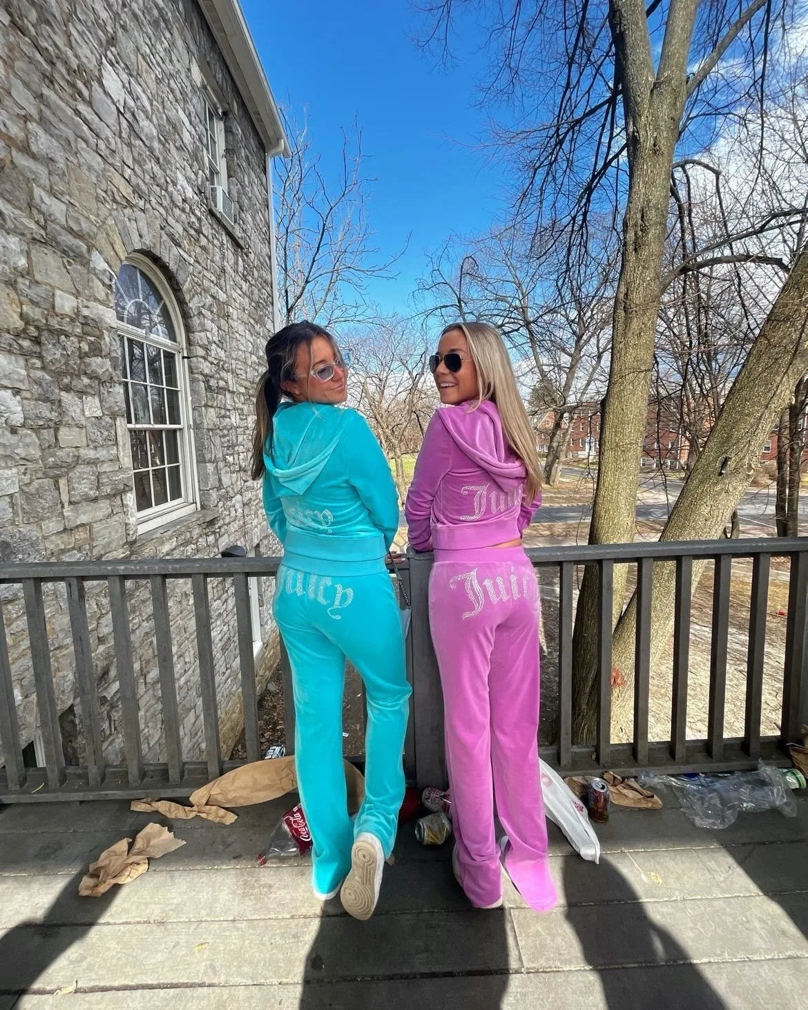 Bigg Orange Damen Jogginganzug Model Juicy