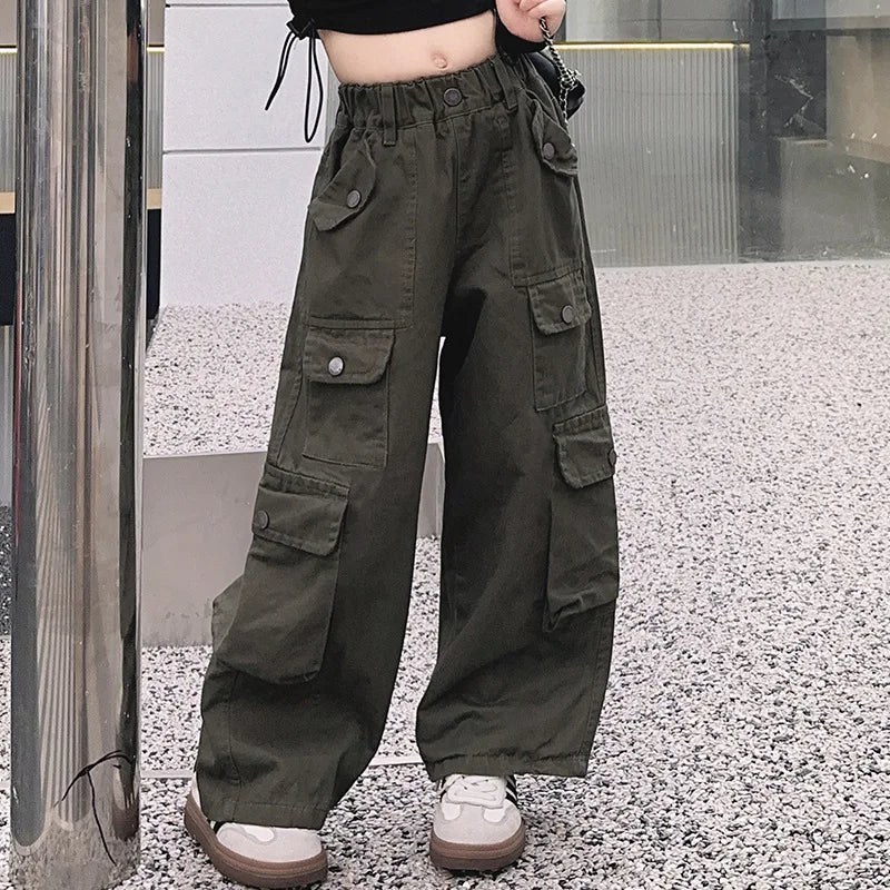 Mädchen Hosen Street Dance Koreanische Version Kinder Cargo 4-14 Jahre