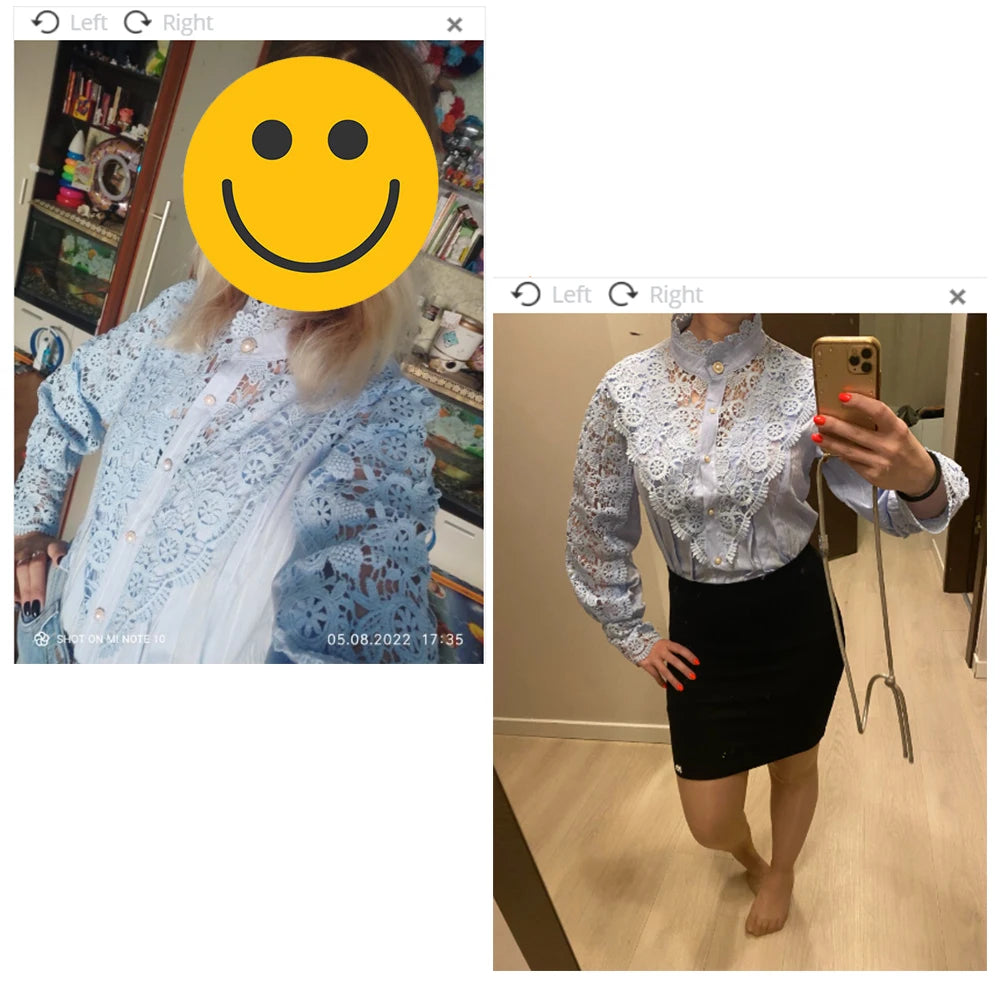 WonMiracle Bluse / Spitze