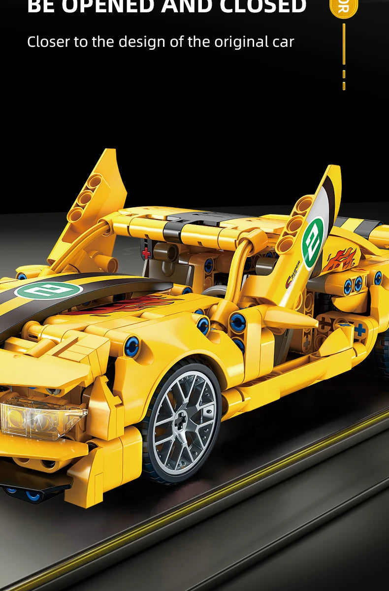 ToylinX 451 Teile Luxus Auto Racing Fahrzeug (Bausteine Set)