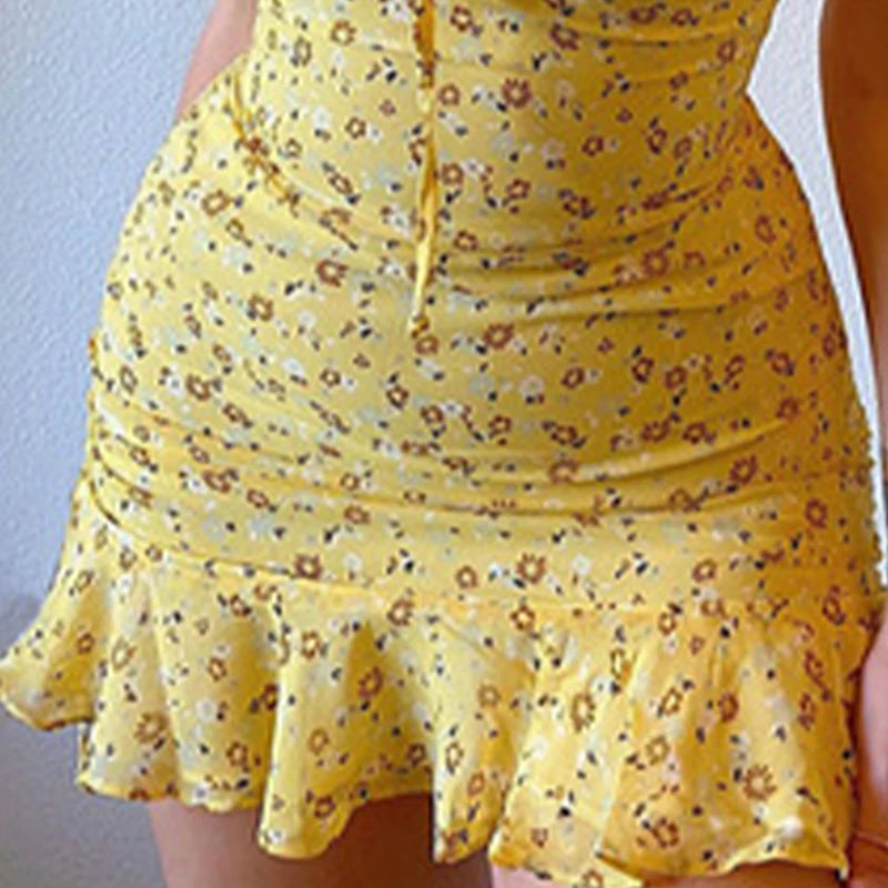 Sommerkleid Blumen kurz