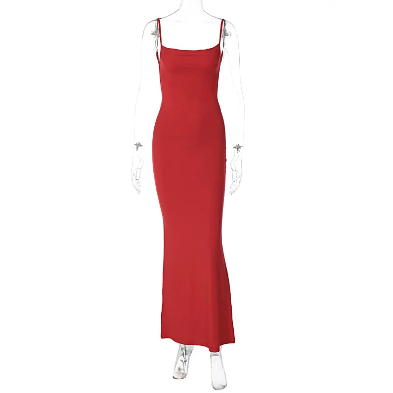 Hugcitar 2024 Frühling langes elegantes Kleid