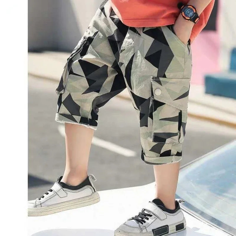 New Boys Camouflage Shorts Summer Größe 110 - 160