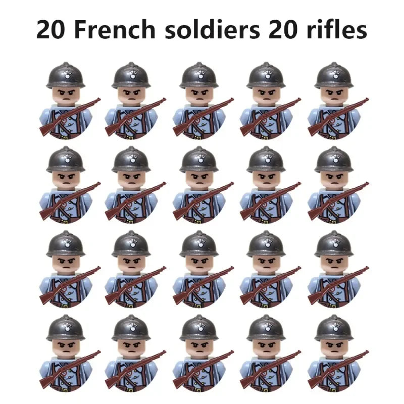 Bekool 20 Teile/satz Militär Soldaten Bausteine