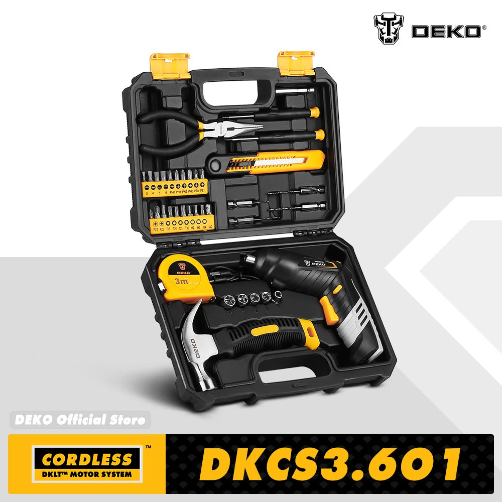 DEKO DCS 3,6 V Akkuschrauber Set