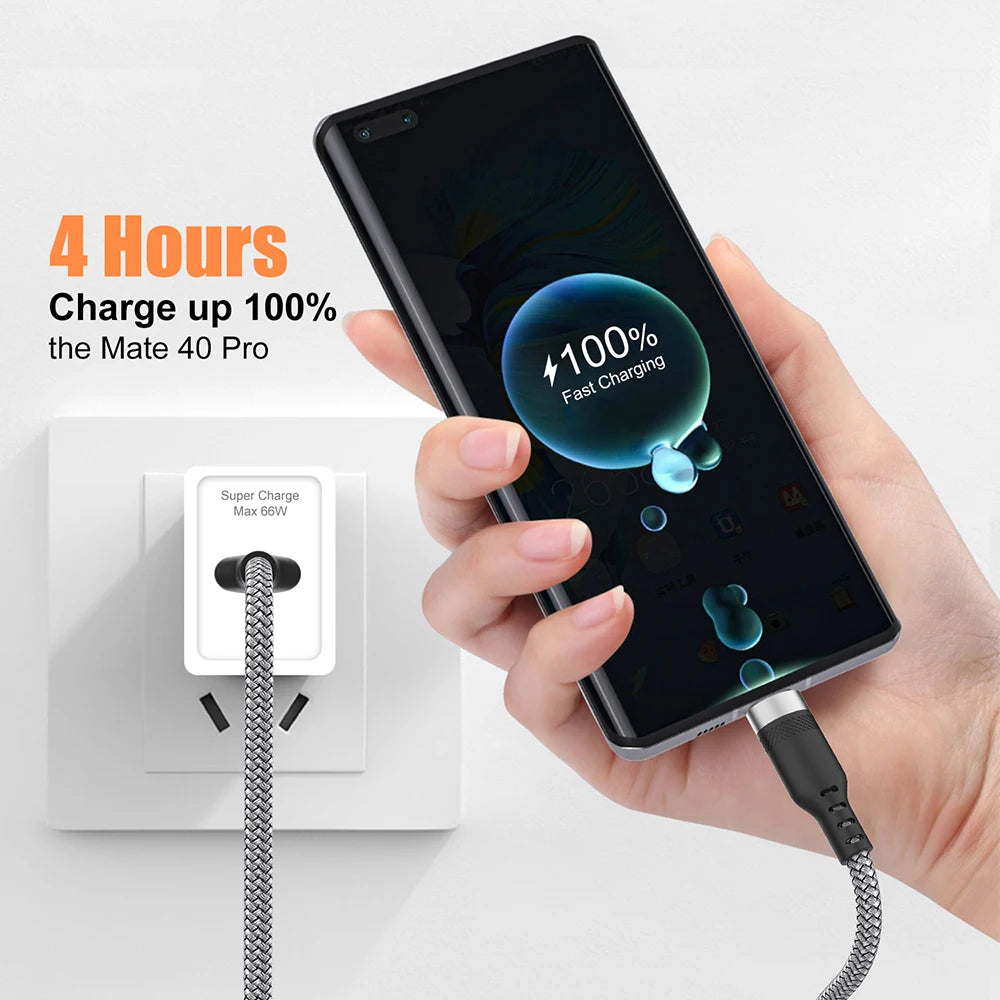 6A USB TYP C/Micro USB Schnellladekabel 1 bis 8 Meter USB C Android Verlängern