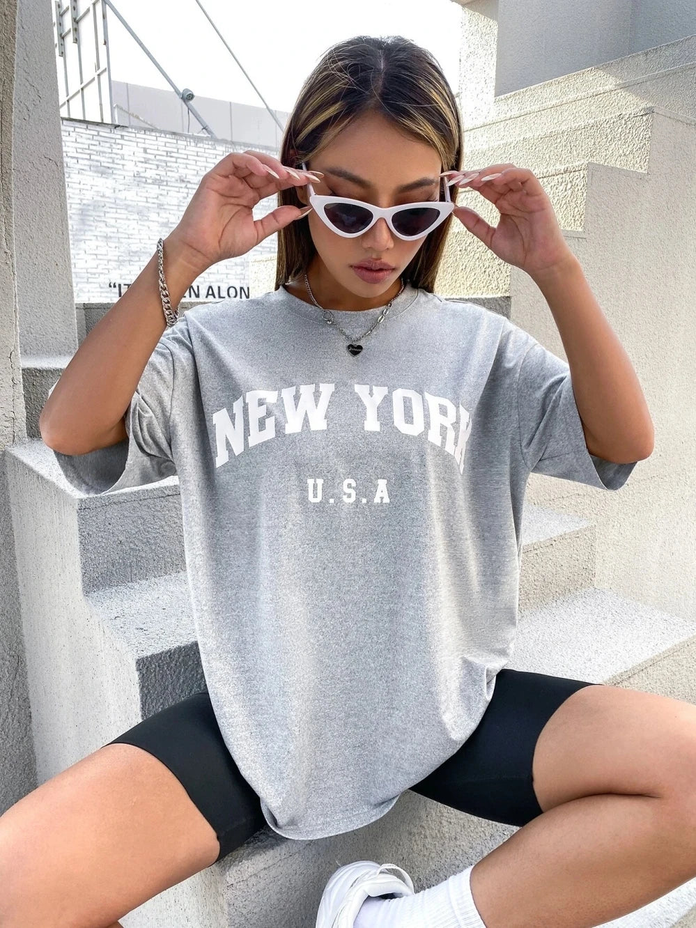 Damen New York City T-Shirt