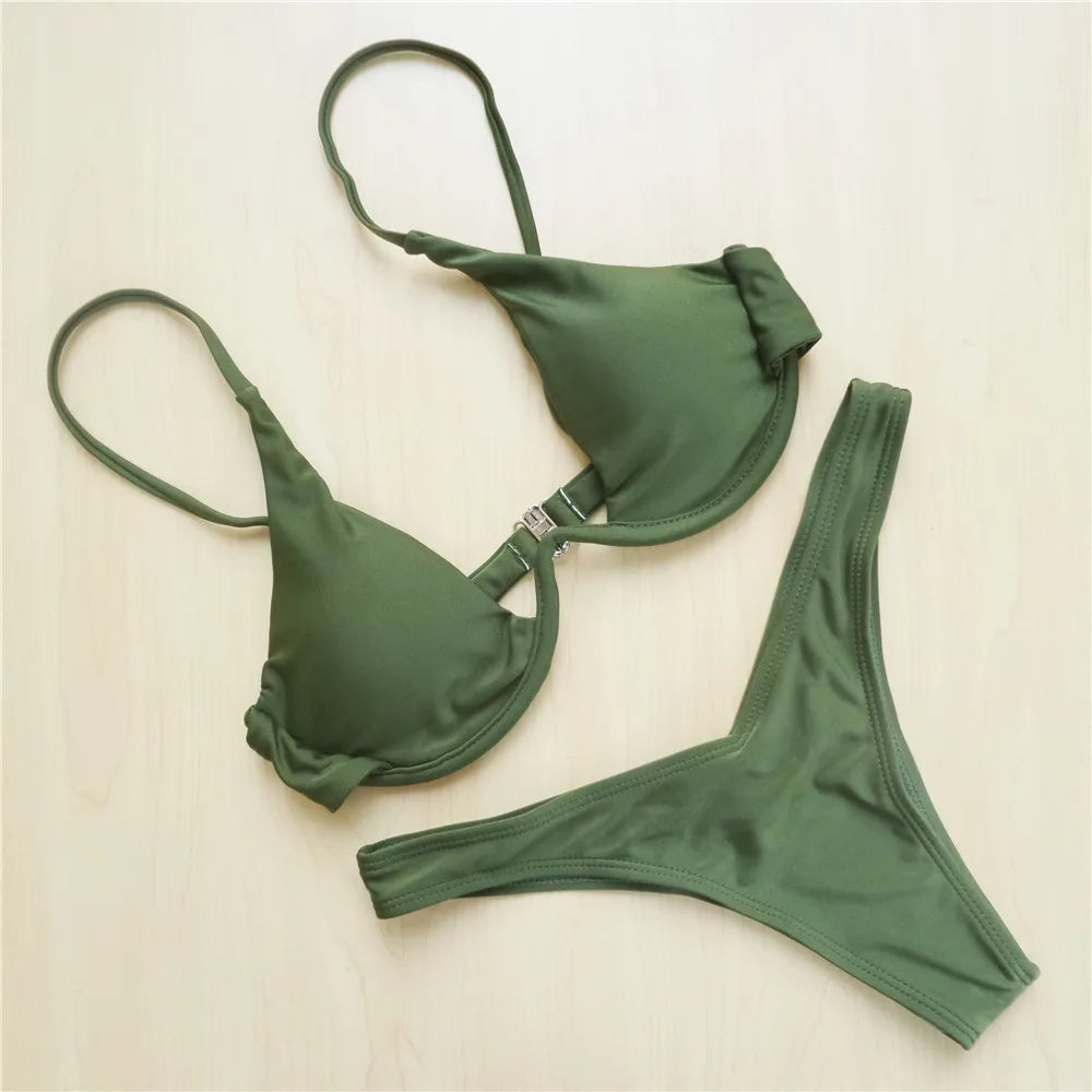 Bikini Set einfarbig