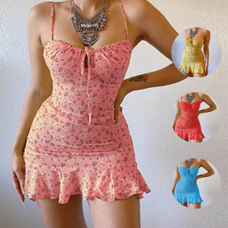 Sommerkleid Blumen kurz