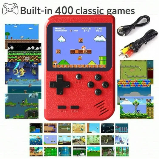 Retro-Classic-Spiele-Handheld-Kleinspielkonsole für Kinder mit 400 Spielen