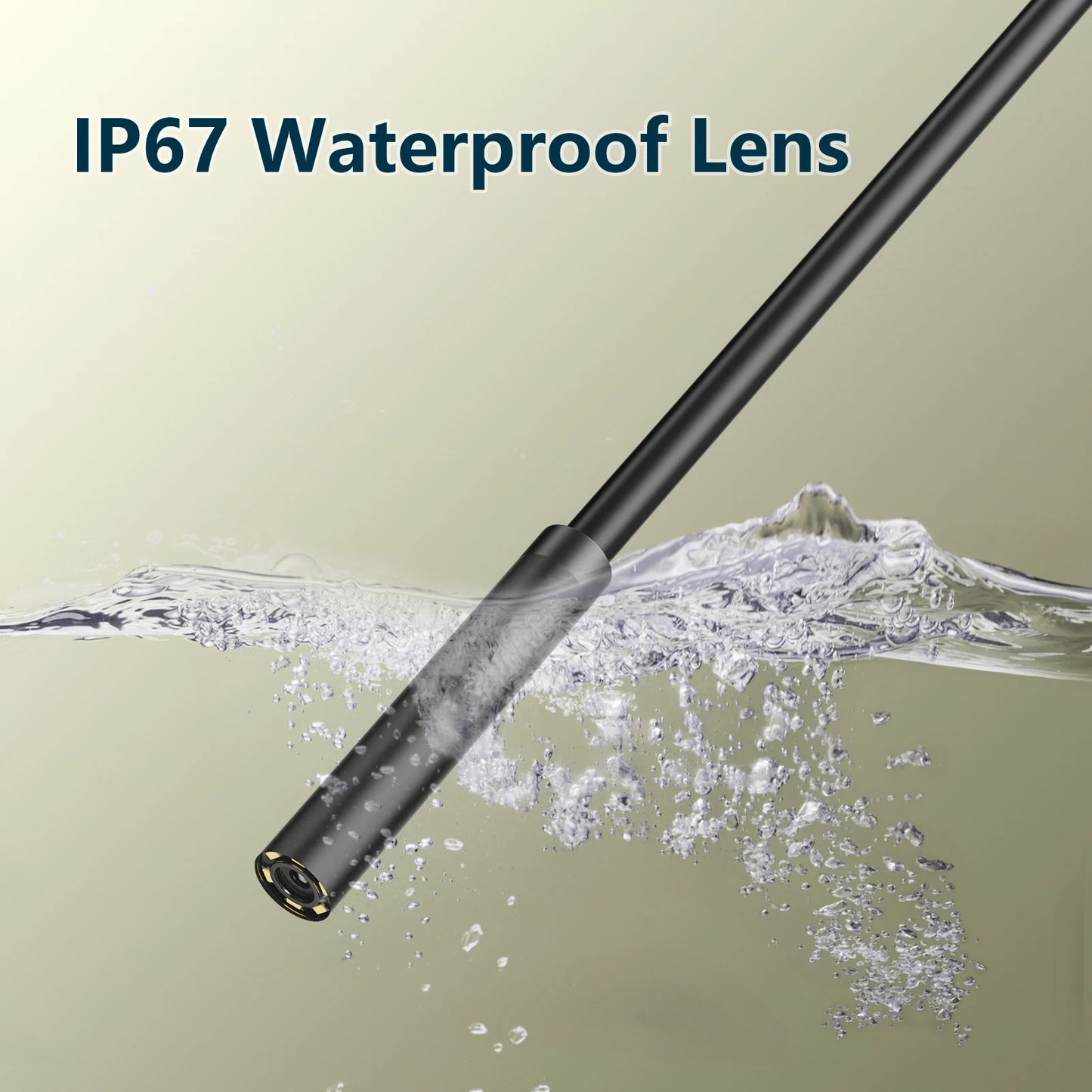 7,0 MM TYP-C-Endoskop-Kamera IP67 Wasserdicht 6 LEDs einstellbar USB