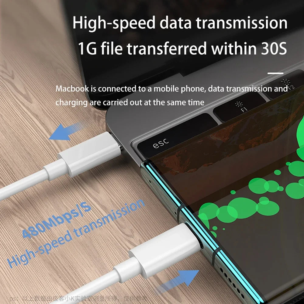 30W Fast Charging Kabel für Apple iPhone USB C
