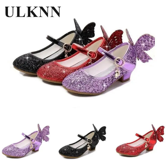 Kinder Ballerina Schuhe mit Einlage Sapatos De Salto Prinzessin Rindsleder