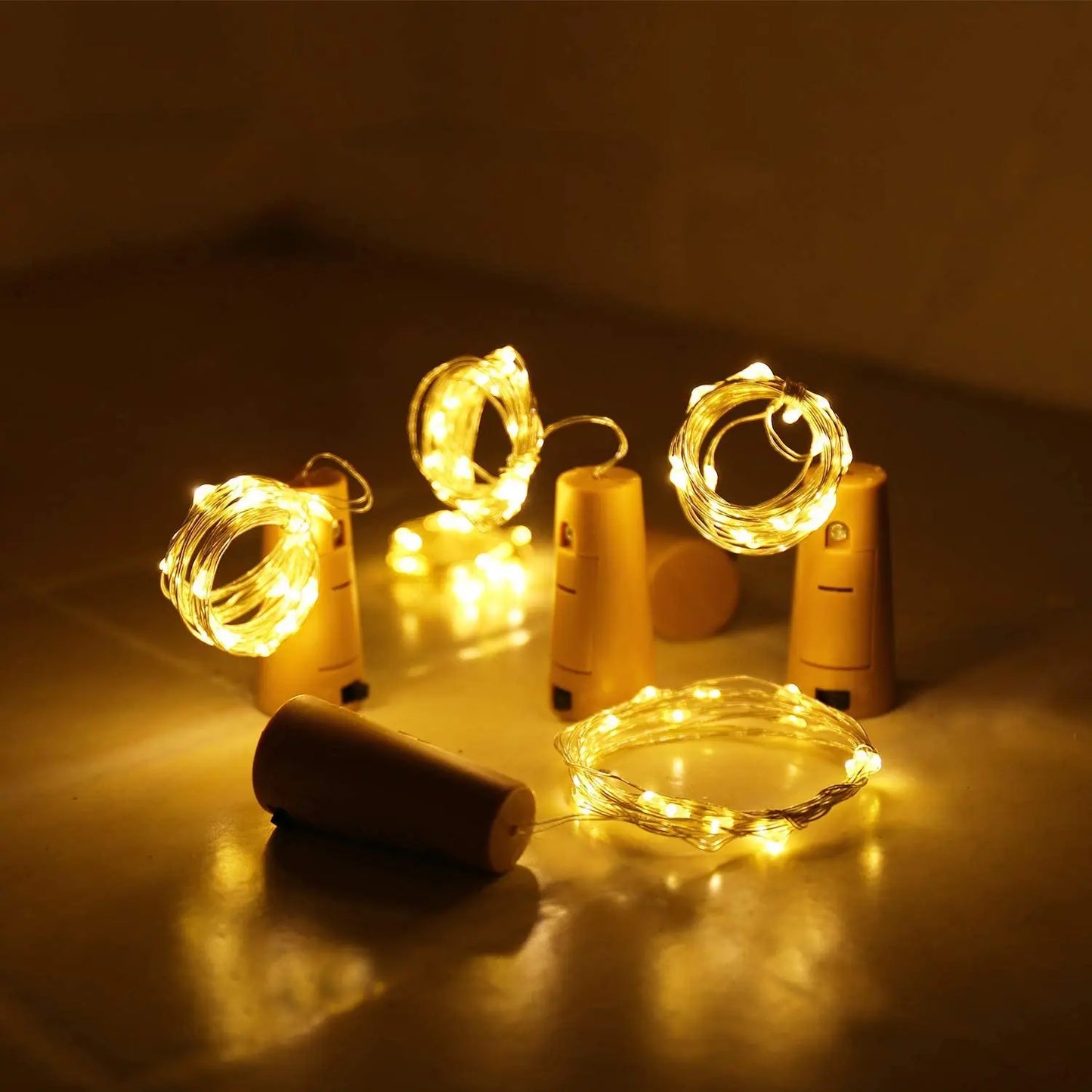 Bar LED Weinflasche Kork 2M Lichterkette LED-Lampe Flasche Lichterkette