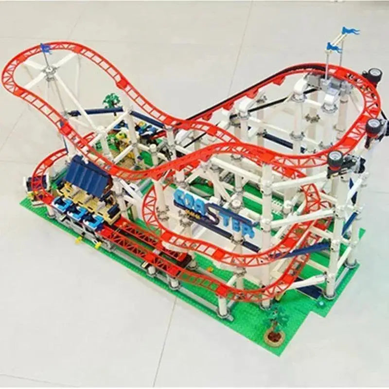 4619 Teile Big Roller Coaster / Achterbahn Bausteine Set