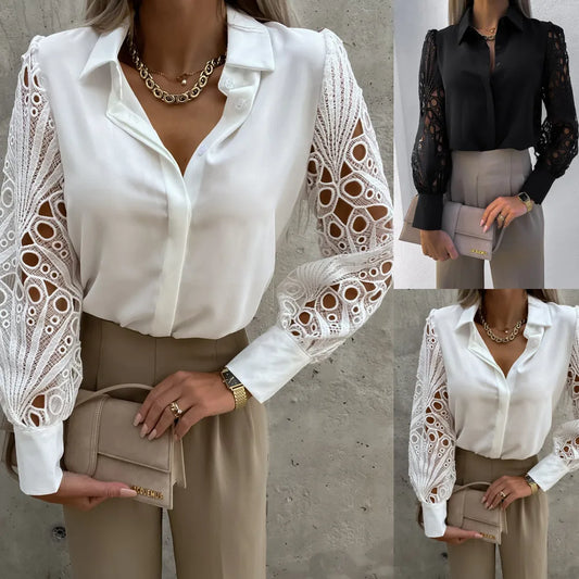 Elegante Chiffon Bluse Tunika Model 2024