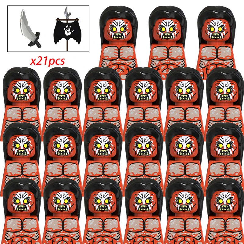 Brickpanda / Die Elfen, Soldat oder Orks Armee Figuren SETS Bausteine