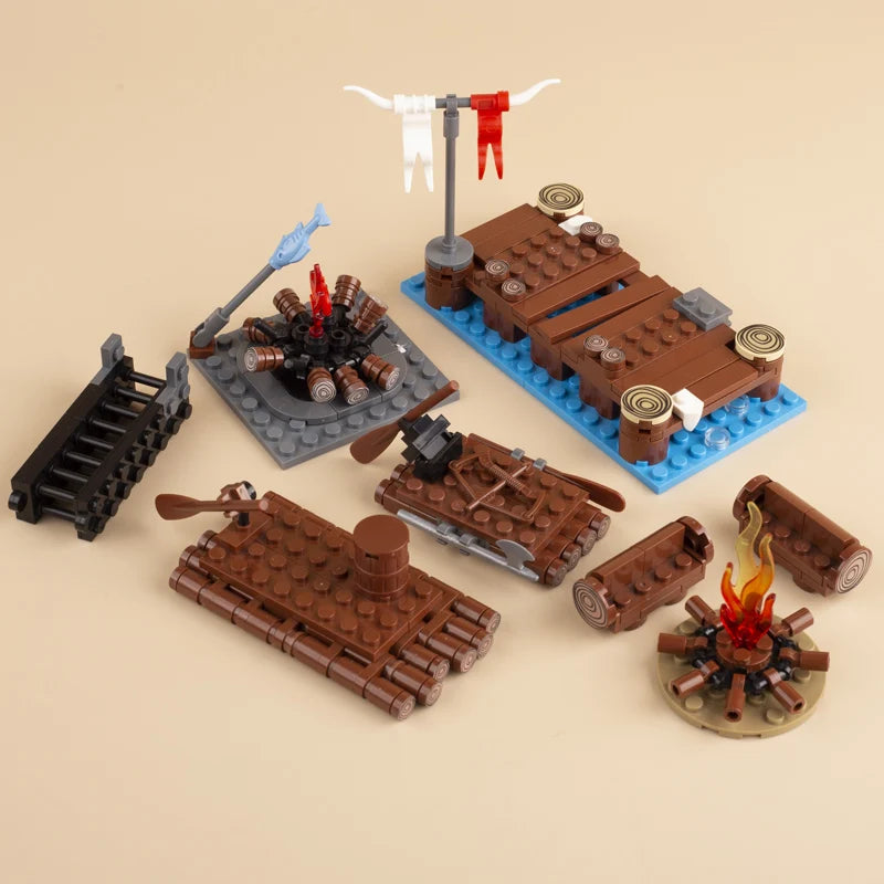 BRICKPANDA Mittelalterliche Sets Bausteine Verschiedene Ausführungen Bausteine-Set