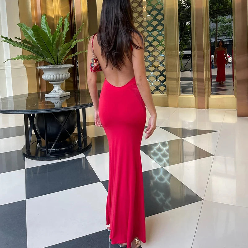 Hugcitar 2024 Frühling langes elegantes Kleid
