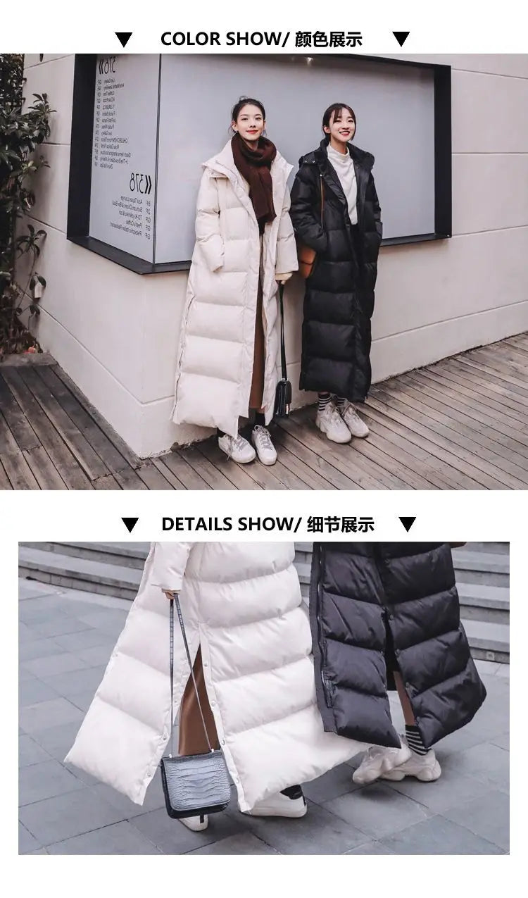 Damen Wintermantel Long Modell 2024