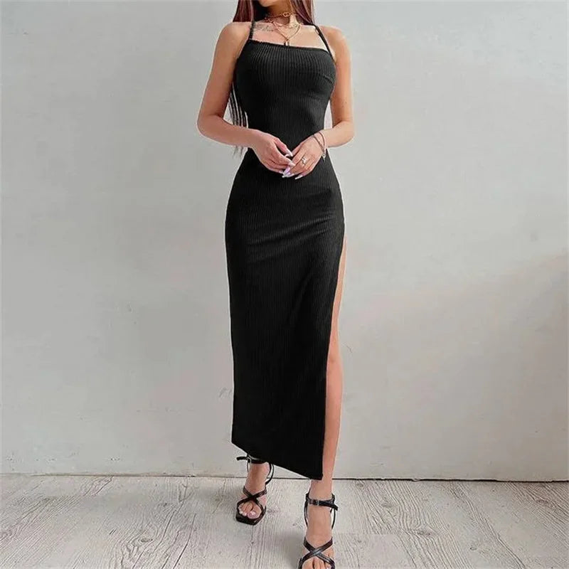 Dozw Langes figurbetontes Kleid