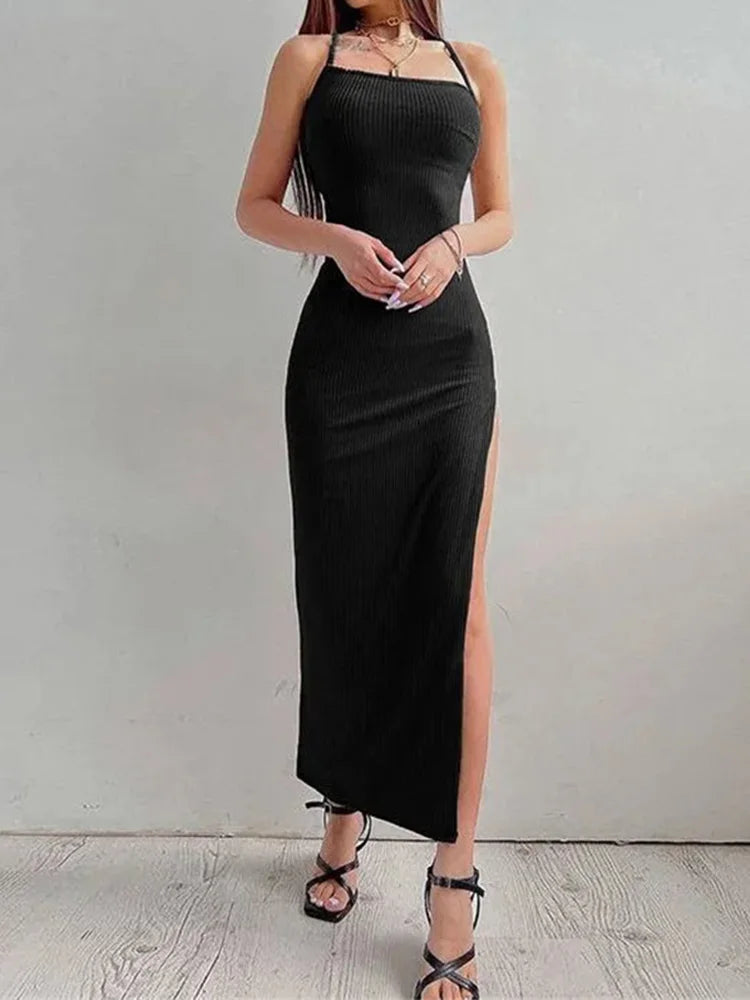 Dozw Langes figurbetontes Kleid